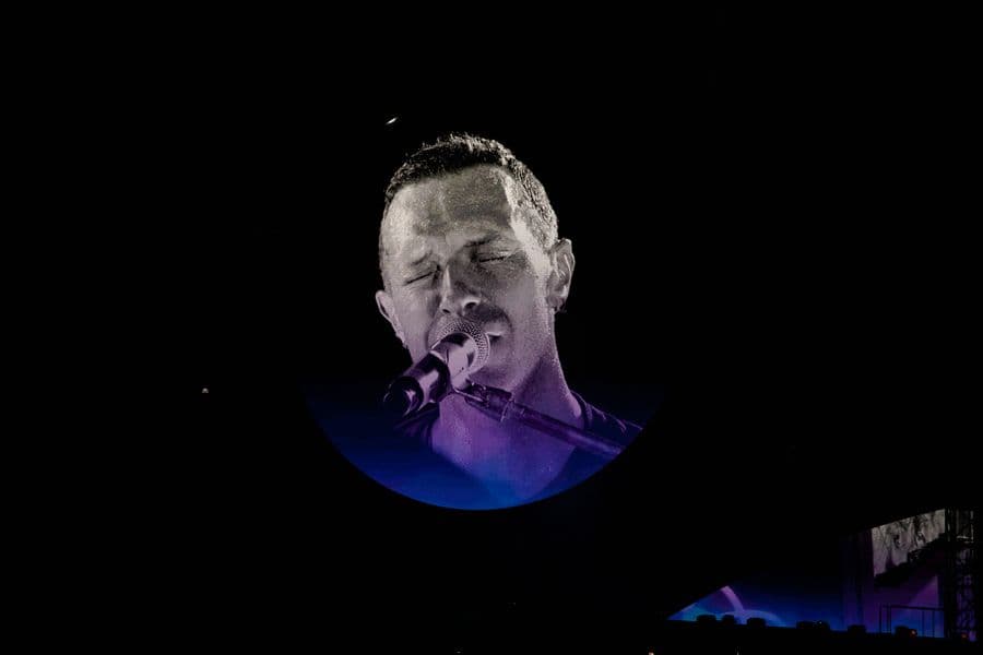 Shot of Chris Martin 