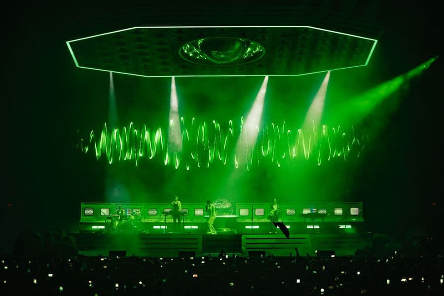 Shot of stage