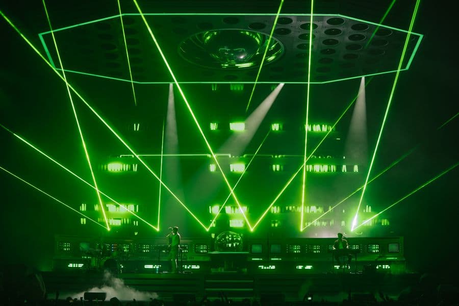 shot of stage