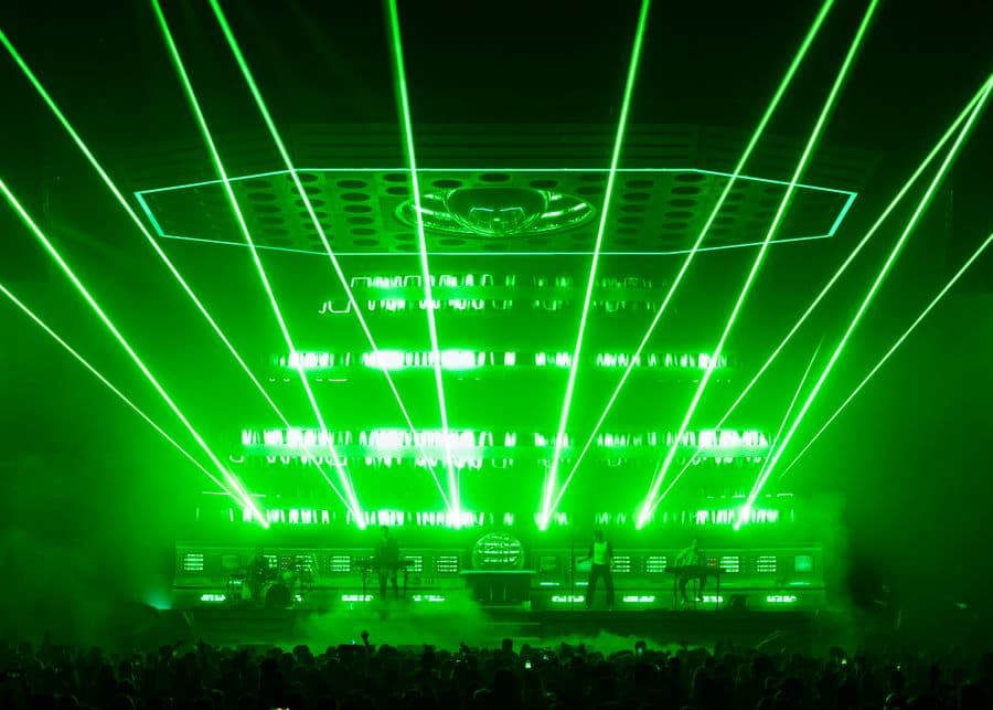 Shot of stage