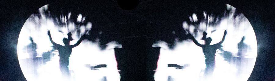 Wide shot of the stage