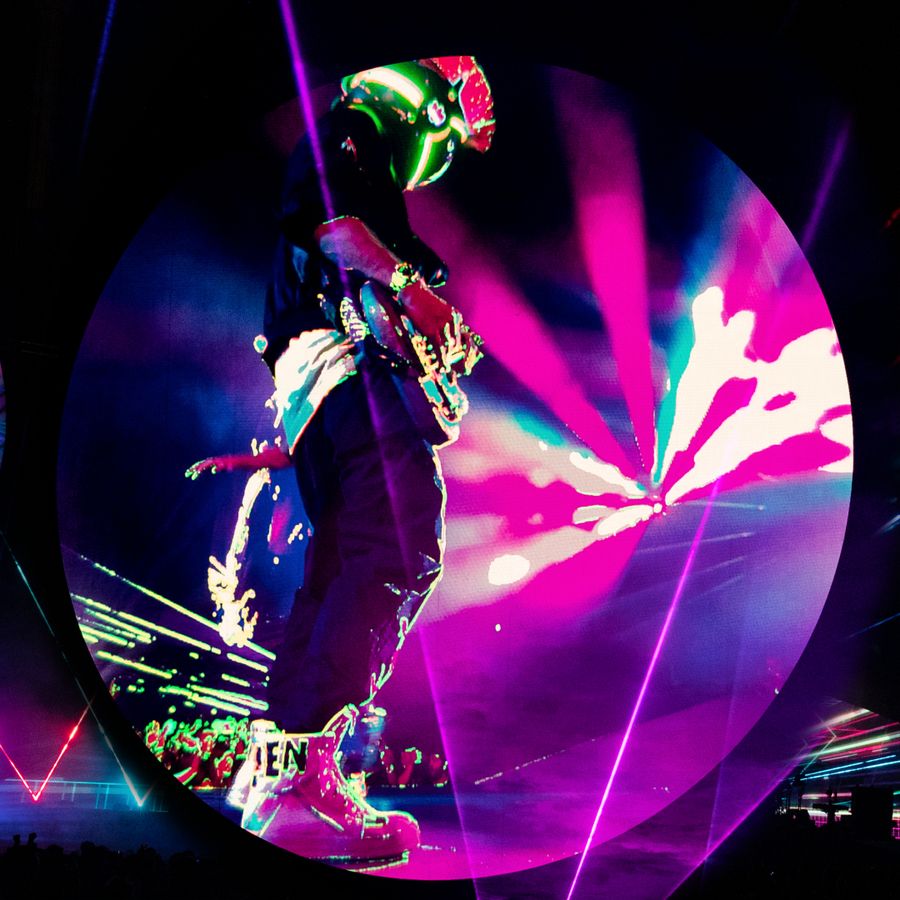 Close up of the imag screens