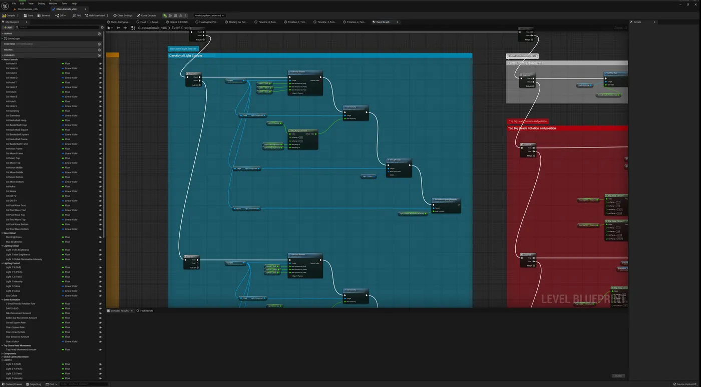 Screenshot showing the unreal engine Bluebrint node graph