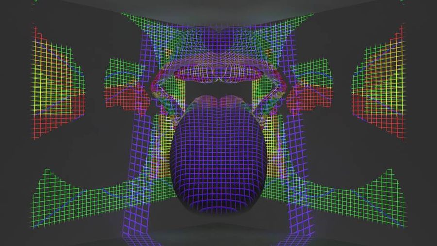 Projection coverage map