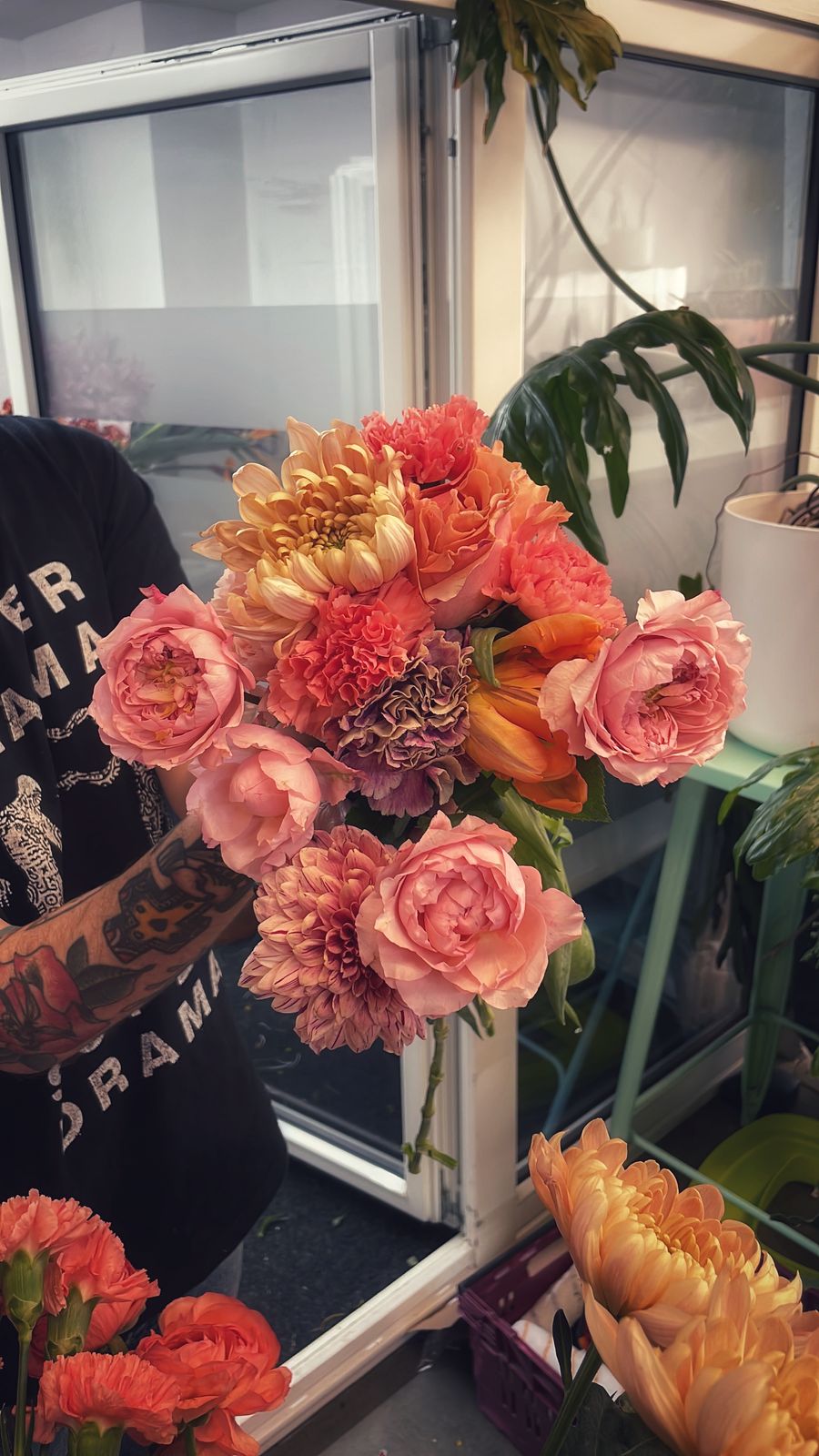 Shot of a bunch of flowers