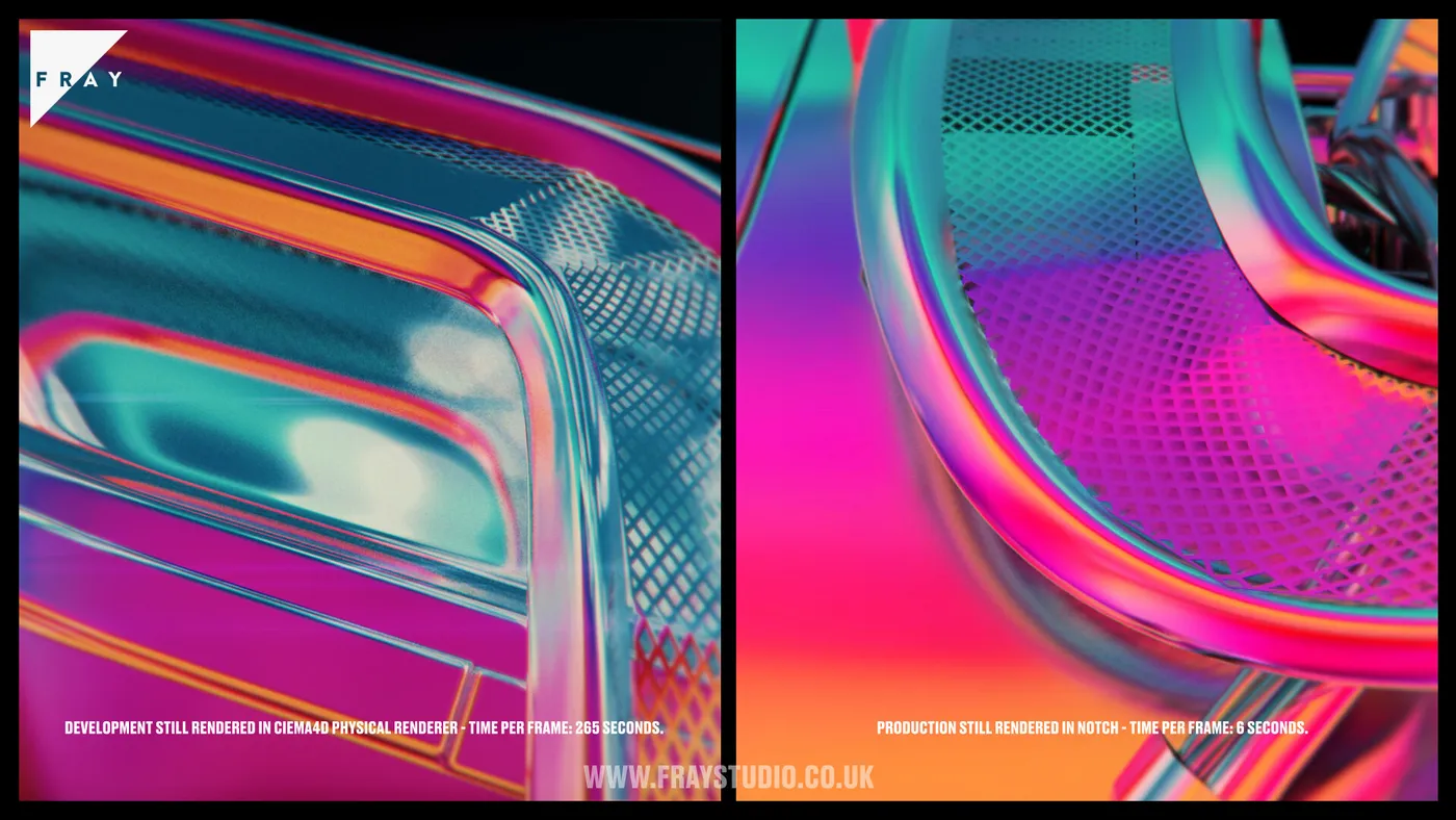 Screen shot comparing renders