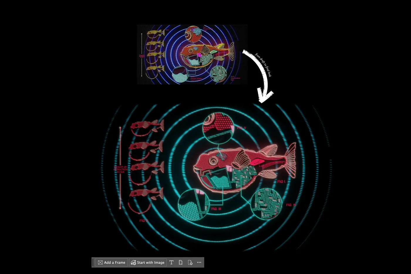 A process graphic showing a first pass at grading then a second pass at grading