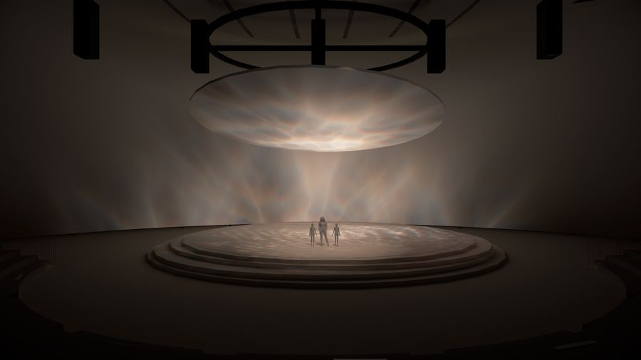 Visualisation of concept for Opening Ceremony