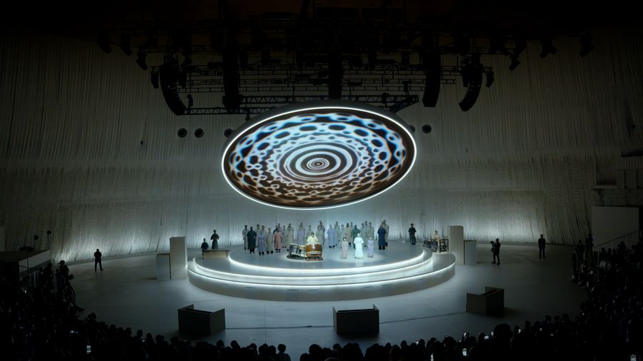 Cymatics Ripples on Stage