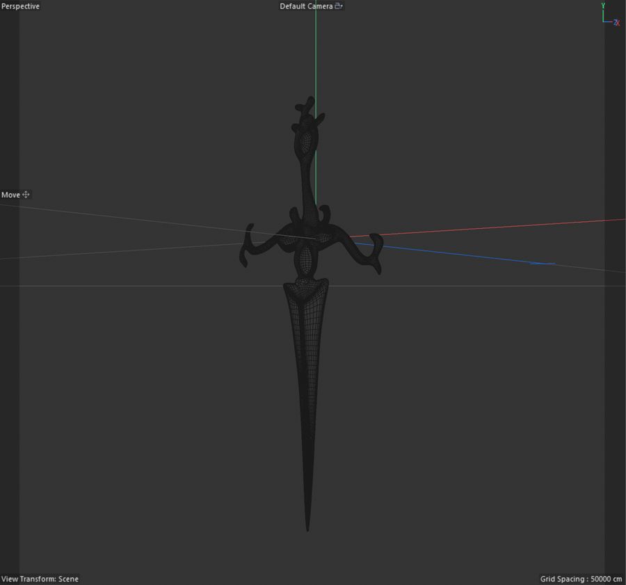 3D Model of Dagger